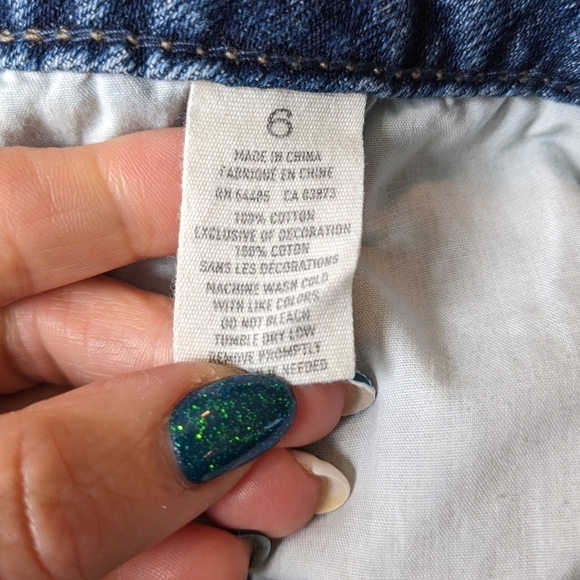 AMERICAN EAGLE Distressed Denim Mini Skirt - Picture 9 of 11